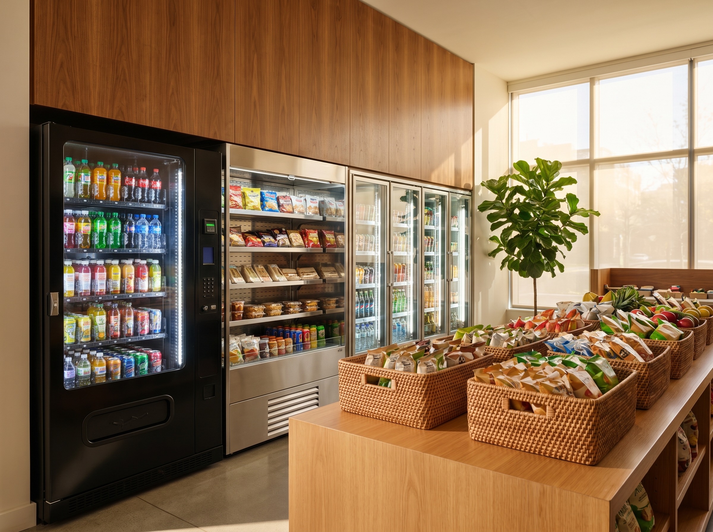 Modern grab-and-go retail display